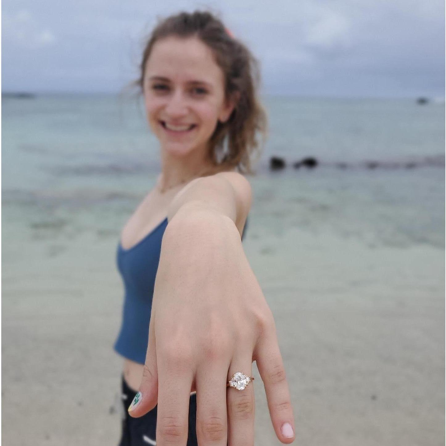 Jackie is excited about the ring :) - March 2023