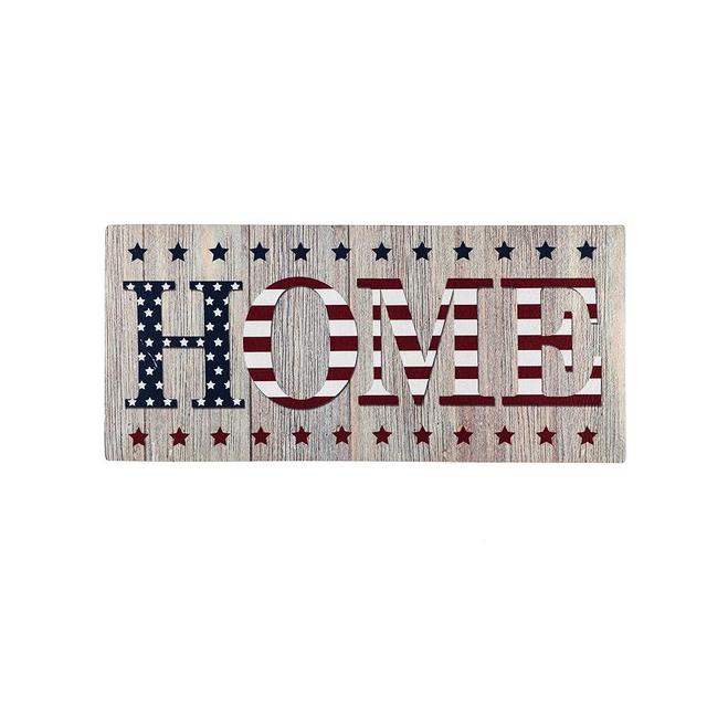 Evergreen Sassafras Stacked Home Interchangeable Entrance Doormat | Indoor and Outdoor | 22-inches x 10-inches | Non-Slip Backing | All-Season | Low Profile | Home Décor