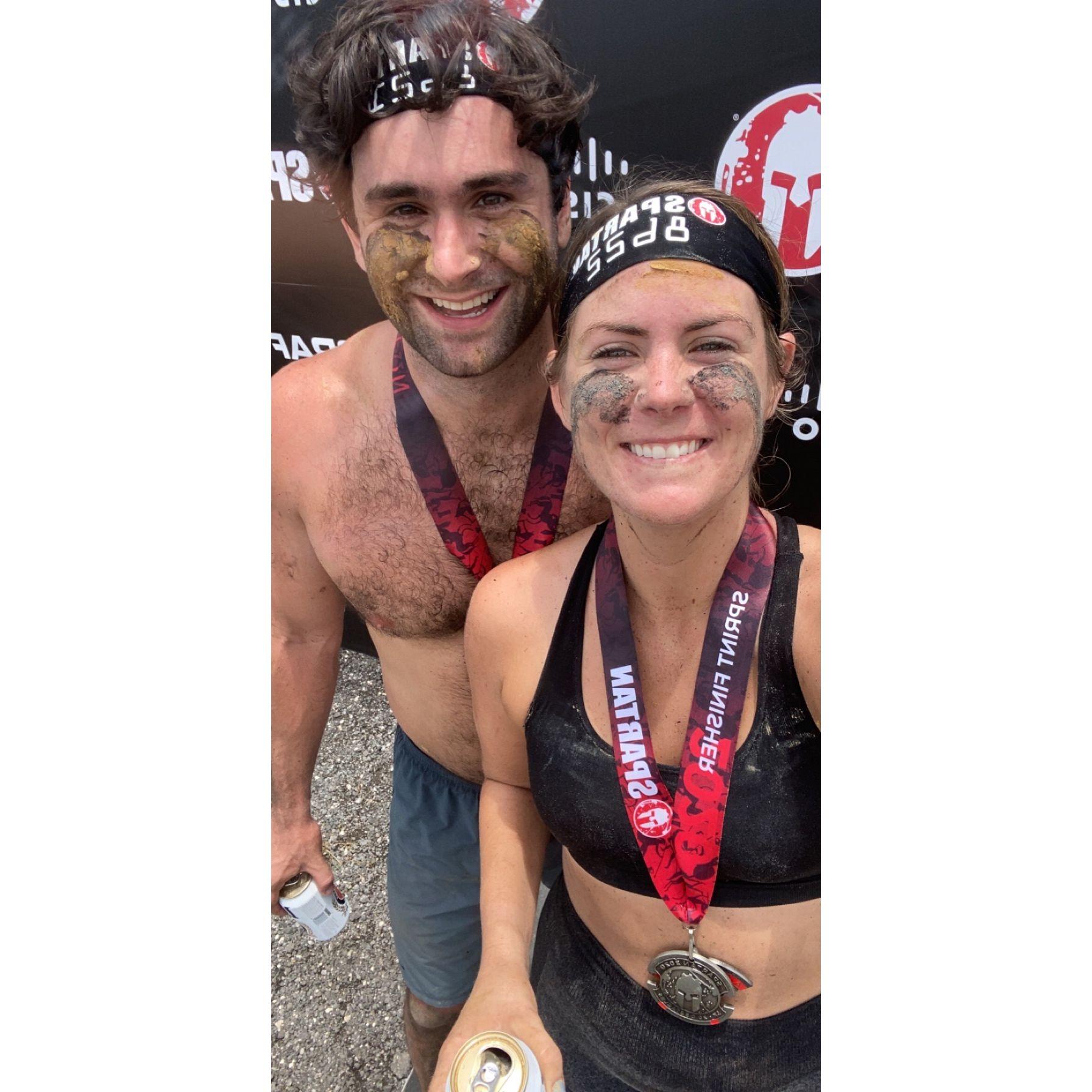 First Spartan race together of many!