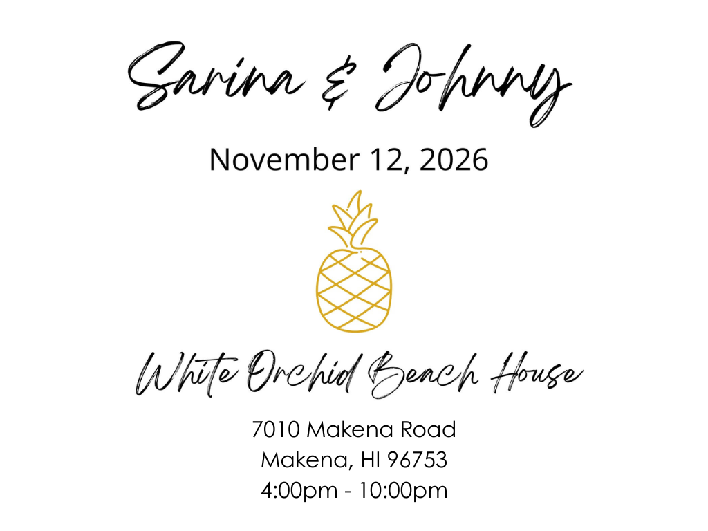 The Wedding Website of Johnny Barragan and Sarina Achermann