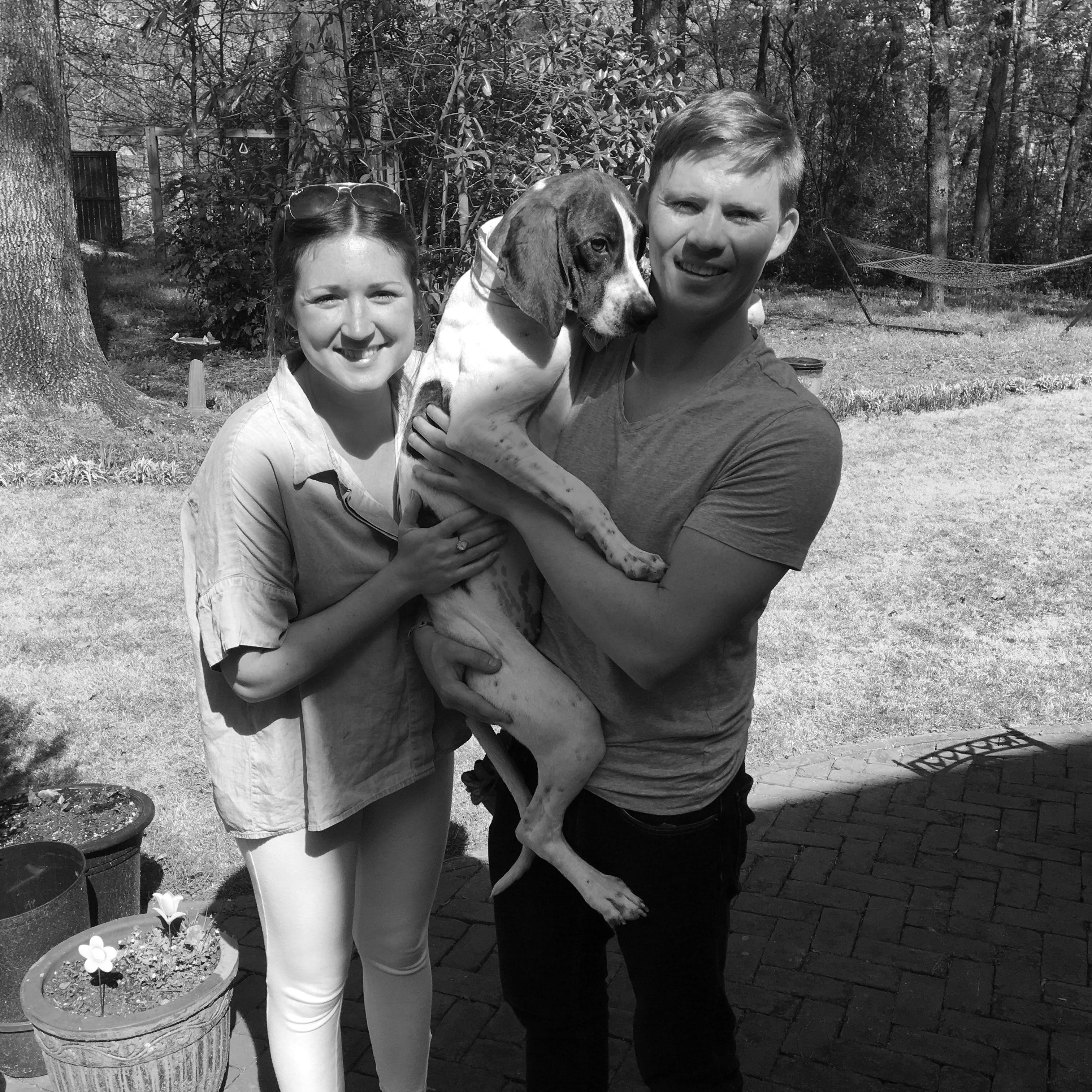 2018. Lemelin-Gann family photo! Welcoming the newest addition to our family, Milli.