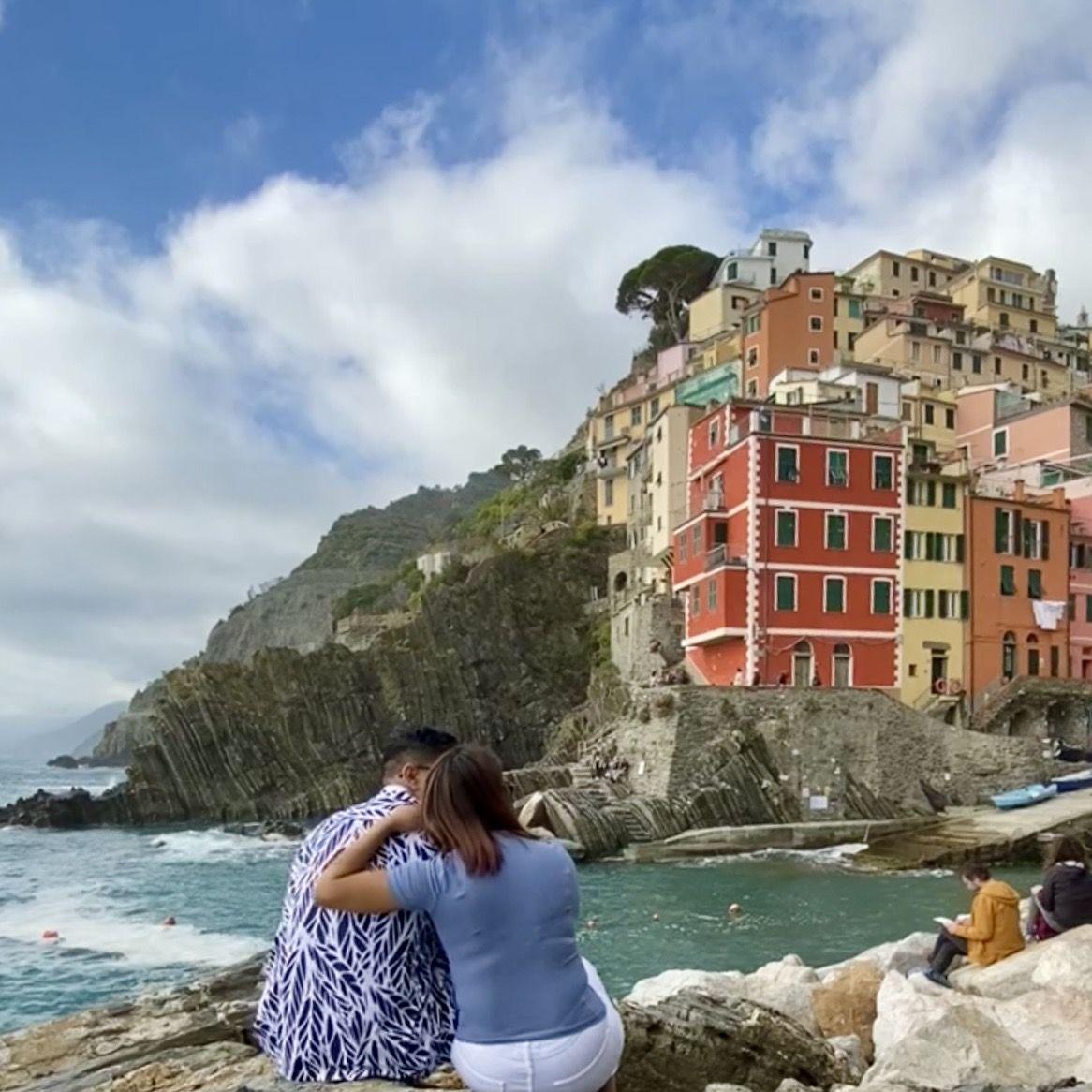 Taking in Cinque Terre in Italy