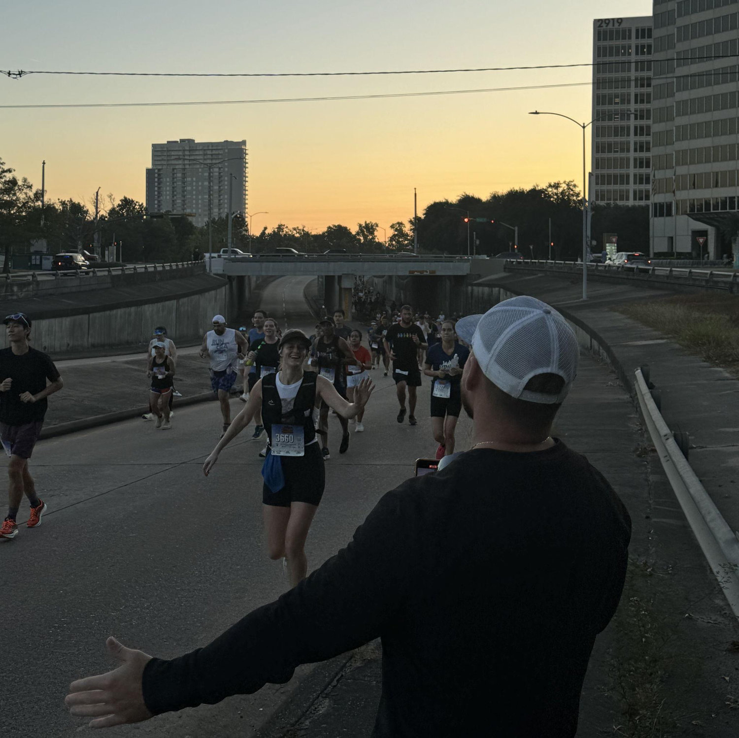 Biggest supporter when I ran my first half marathon