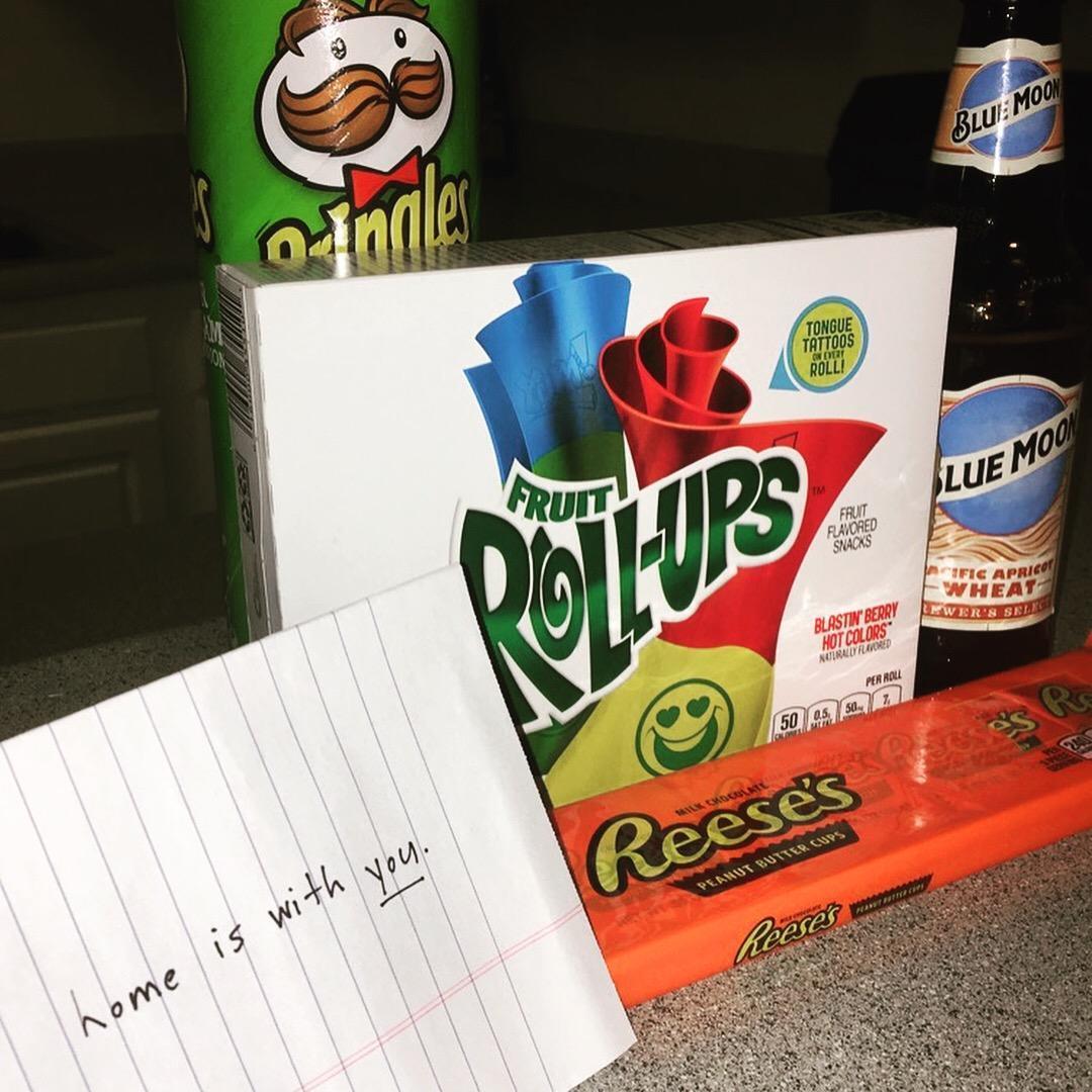 After our apartment building caught fire, Lenzi was determined to make our temporary vacant apartment into a home. Home will ALWAYS be with you!