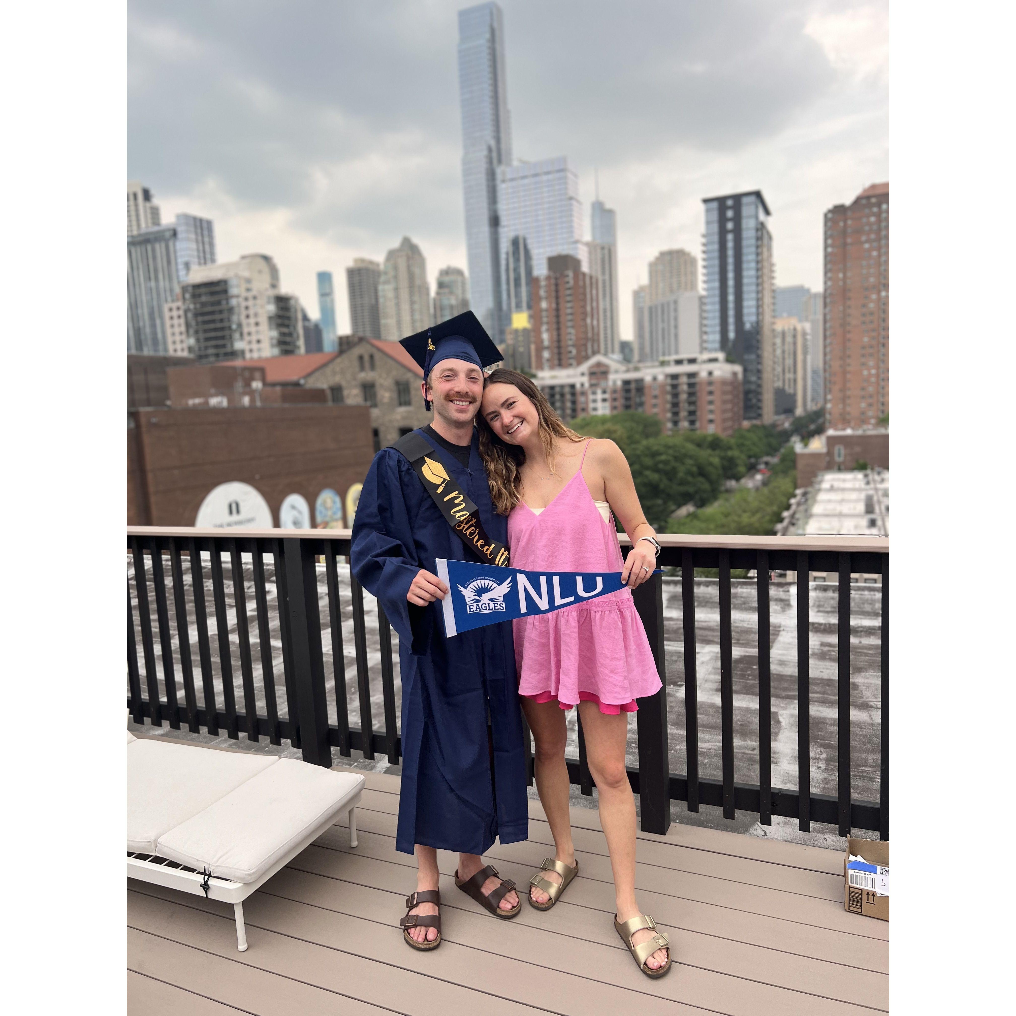 Nick's Master's graduation!