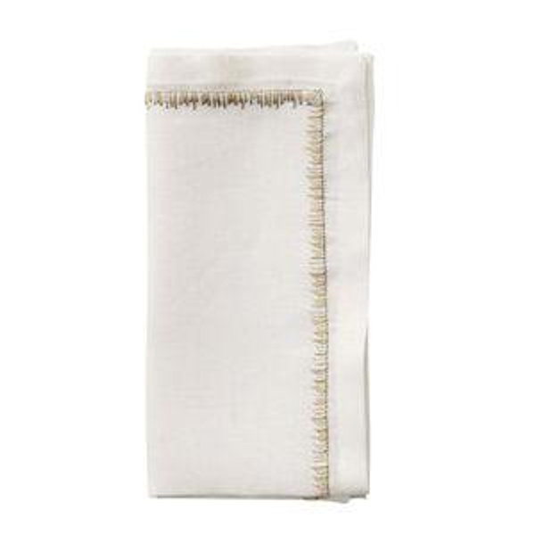 Kim Seybert - Gold and Silver Filament Napkins, Set of 4