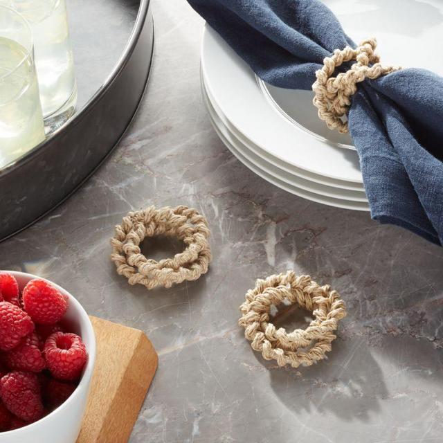 3-Ring Natural Napkin Ring