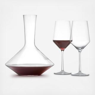 Puro 3-Piece Stemware & Decanter Set