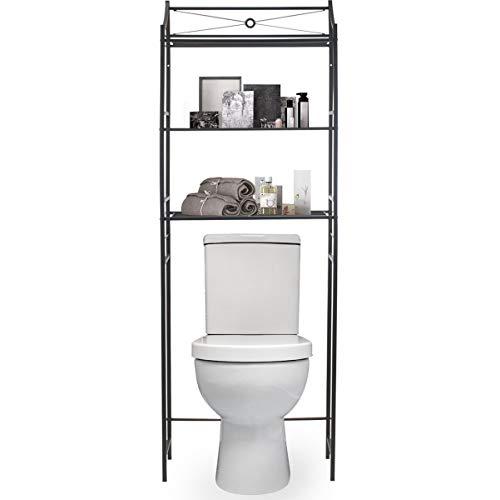 Sorbus Bathroom Storage Shelf Over Toilet Space Saver, Freestanding Shelves for Bath Essentials, Planters, Books, etc