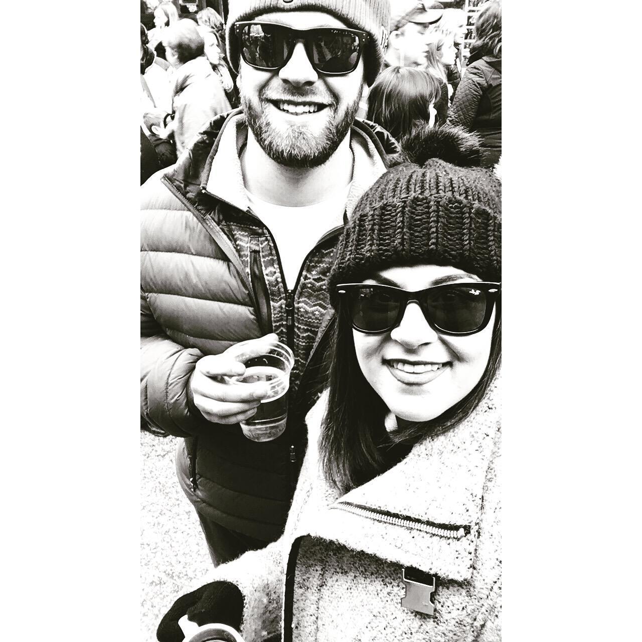 Nick's Christmas gift to Sam was a planned full day in the city in 2016.