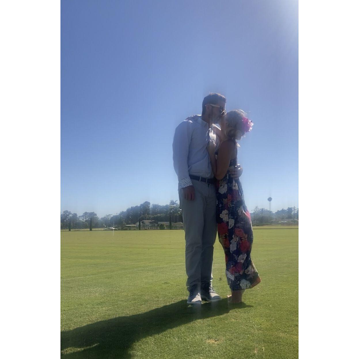 A day at the Polo Fields in Montecito. Beautiful day with the best company.