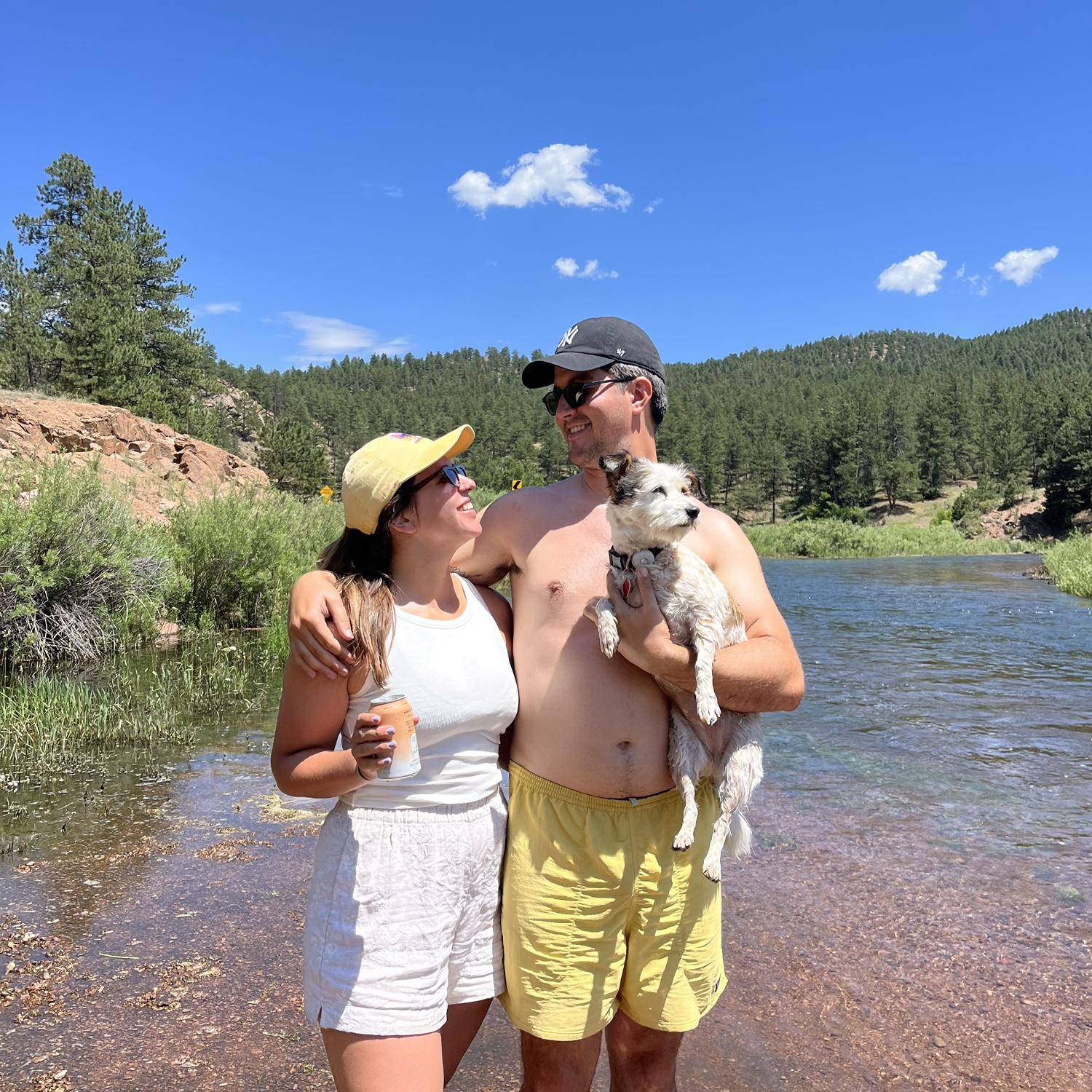 Our camp weekend engagement party