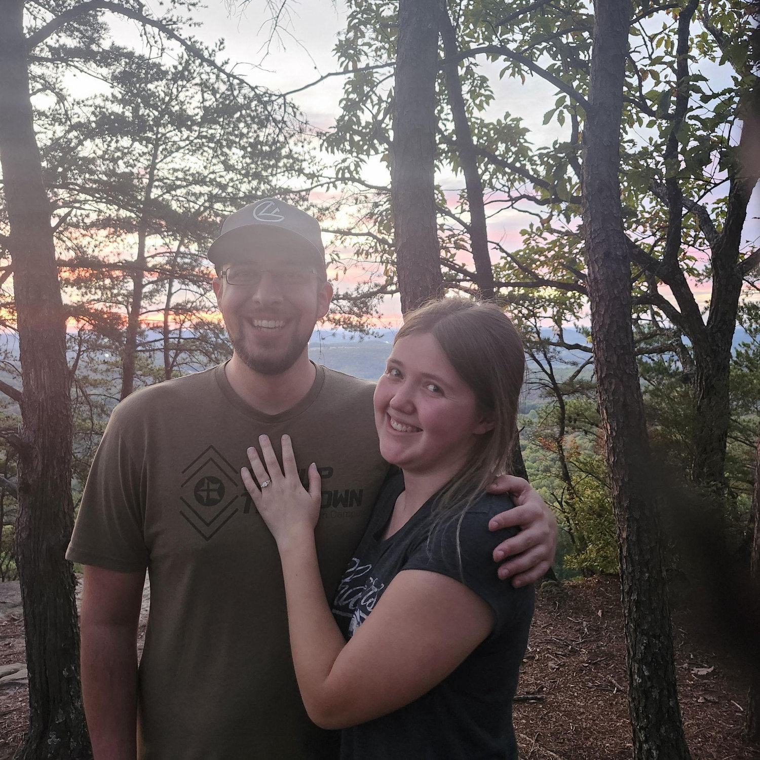 Right after getting engaged!
