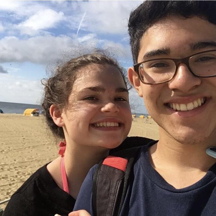 July 2017, first beach trip together in Virginia Beach