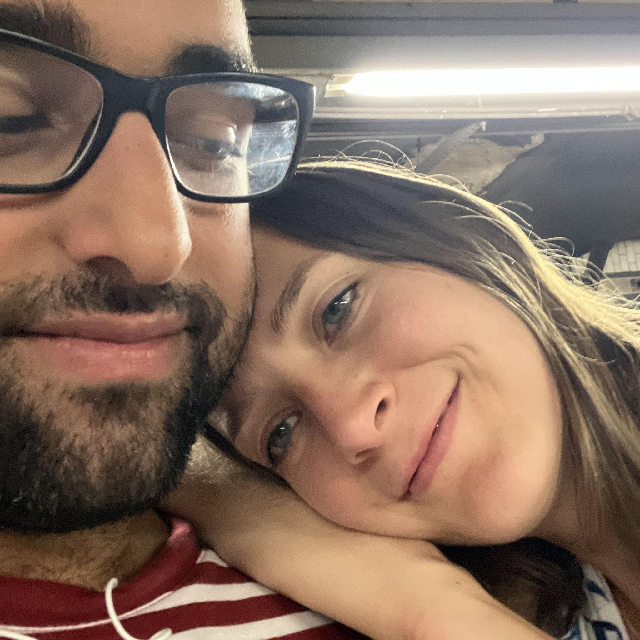 Just another sleepy Path train ride back from NYC