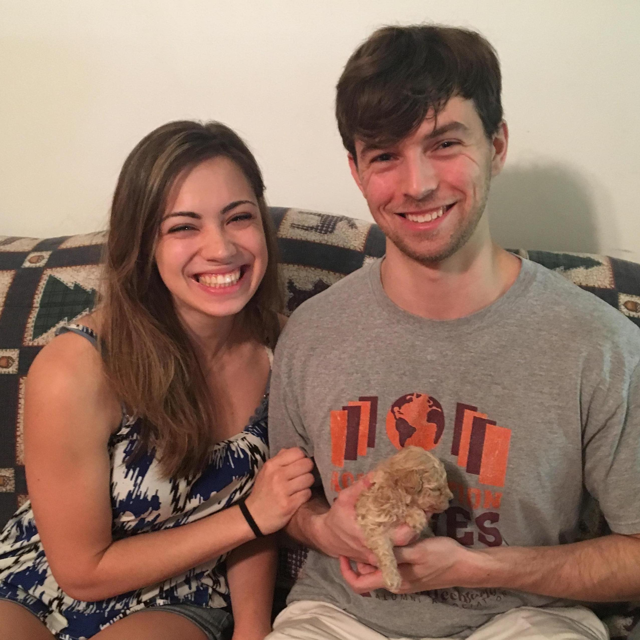 Our first time meeting Denki: he weighed only 4oz!