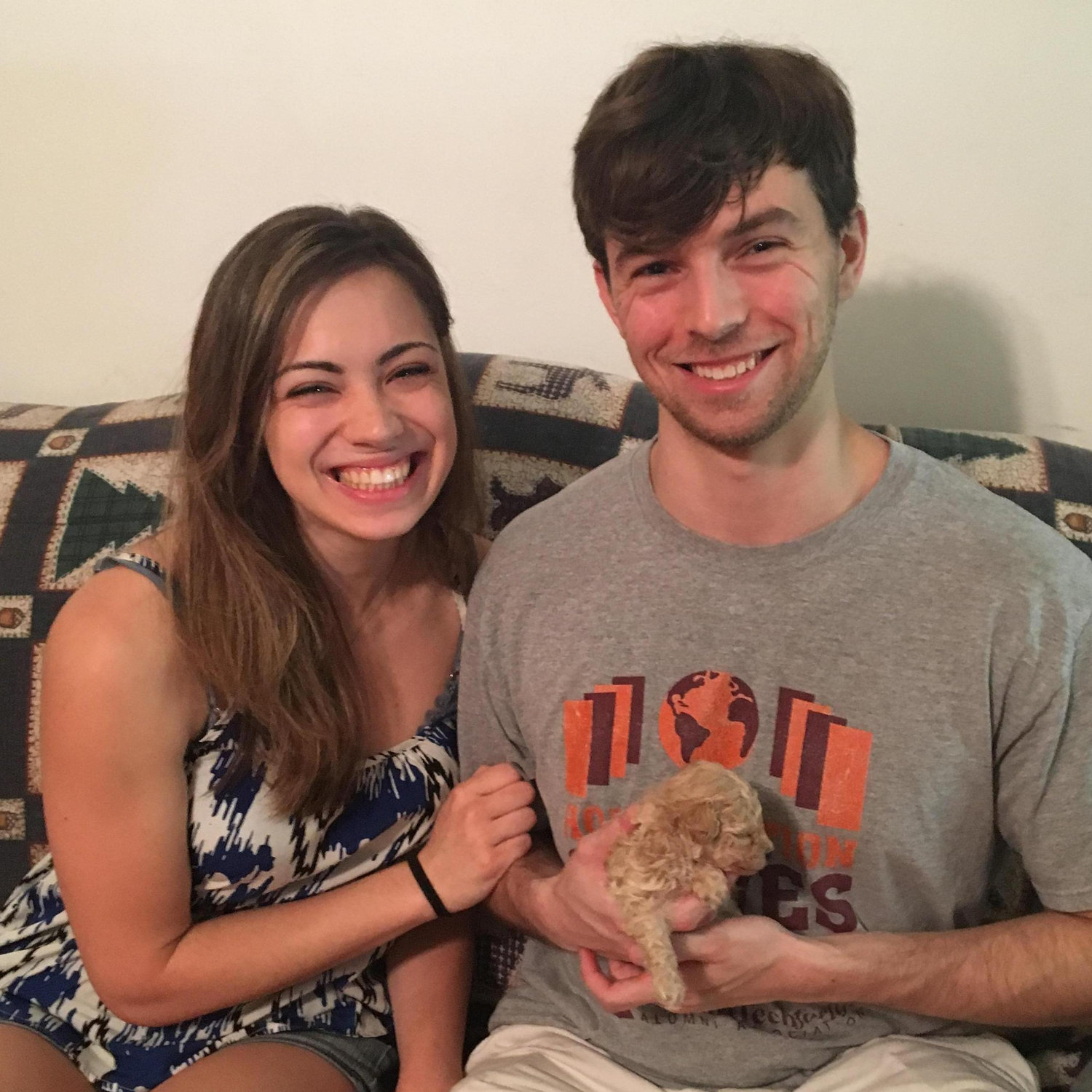 Our first time meeting Denki: he weighed only 4oz!