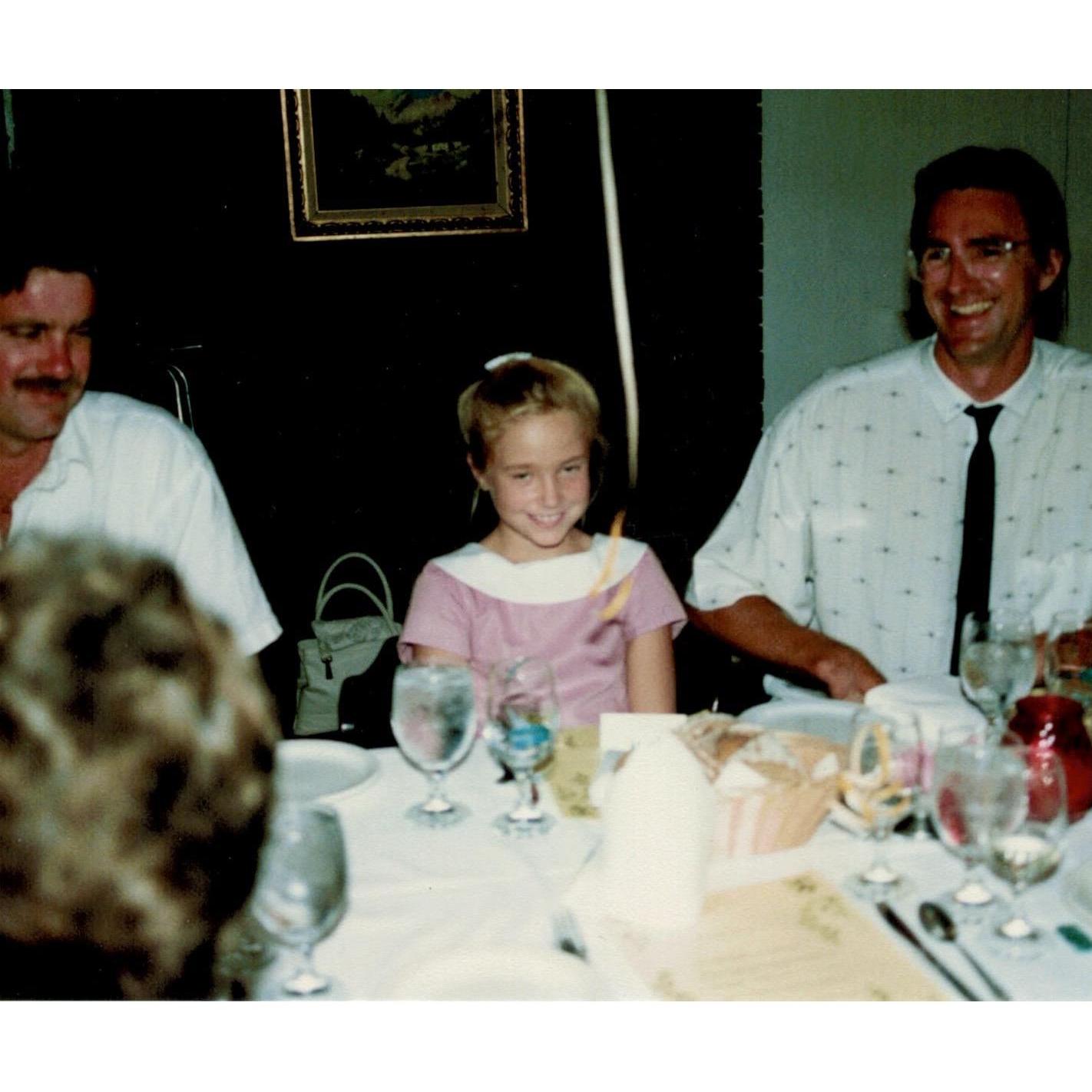 Kathryn's brother (Mick Martin) the flower girl (Jessica Leigh) and Martin
