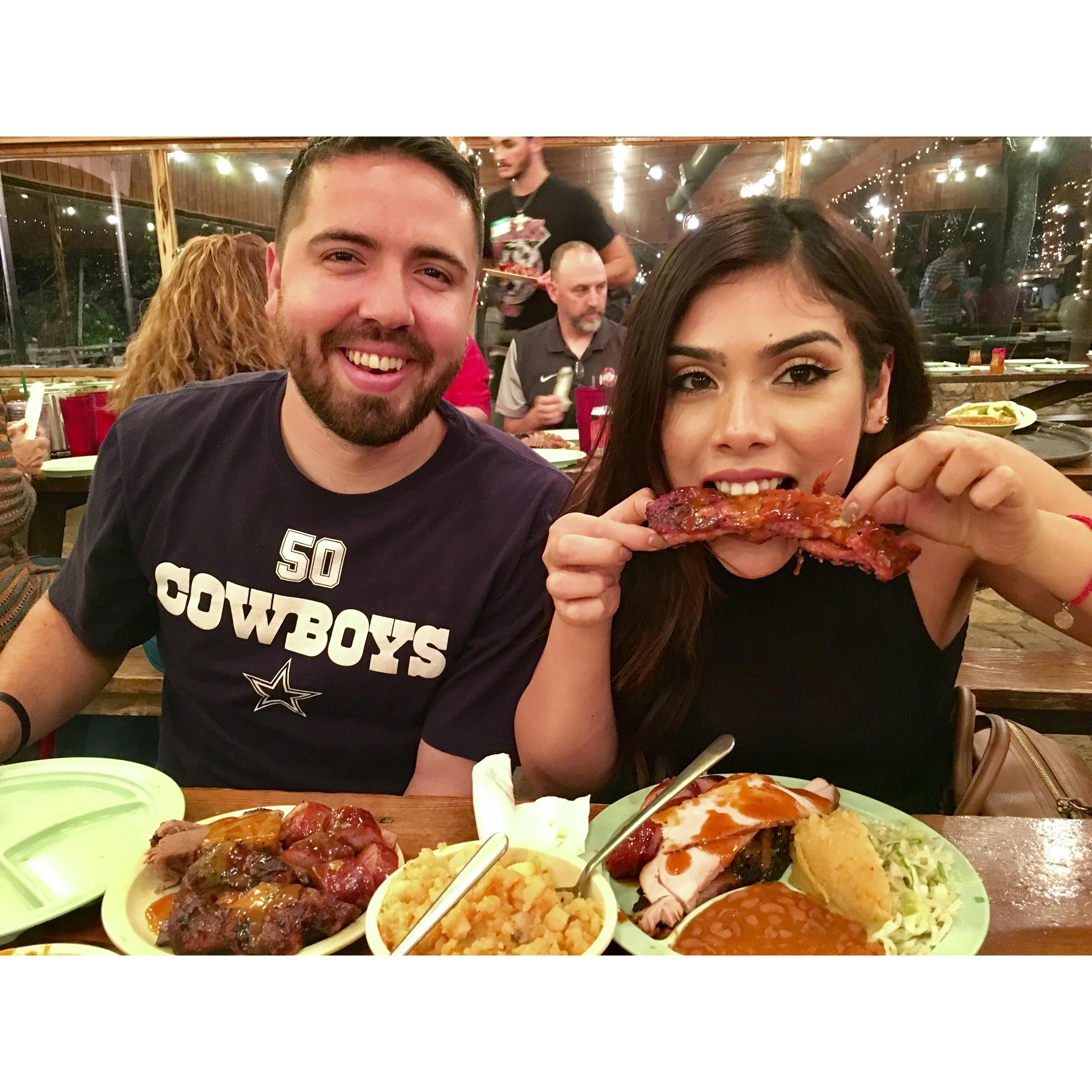Real Texas BBQ @ Salt Lick, Texas