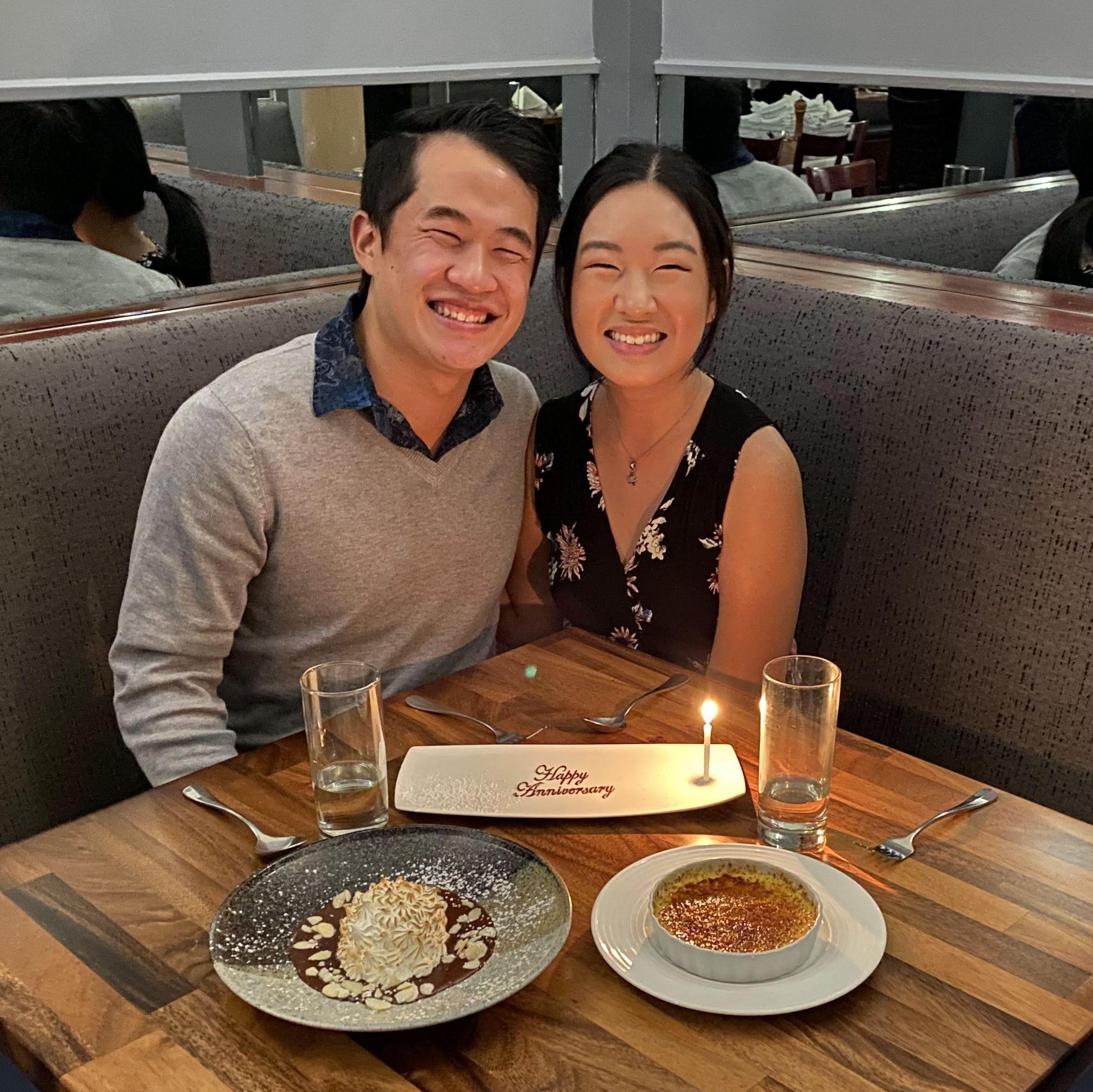 That time we celebrated our 6 year anniversary at Chapeau in SF!