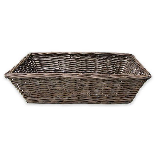 Bee & Willow™ Home Milbrook Wicker Bread Basket in Grey