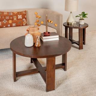 Blakely Trestle Round Coffee Table