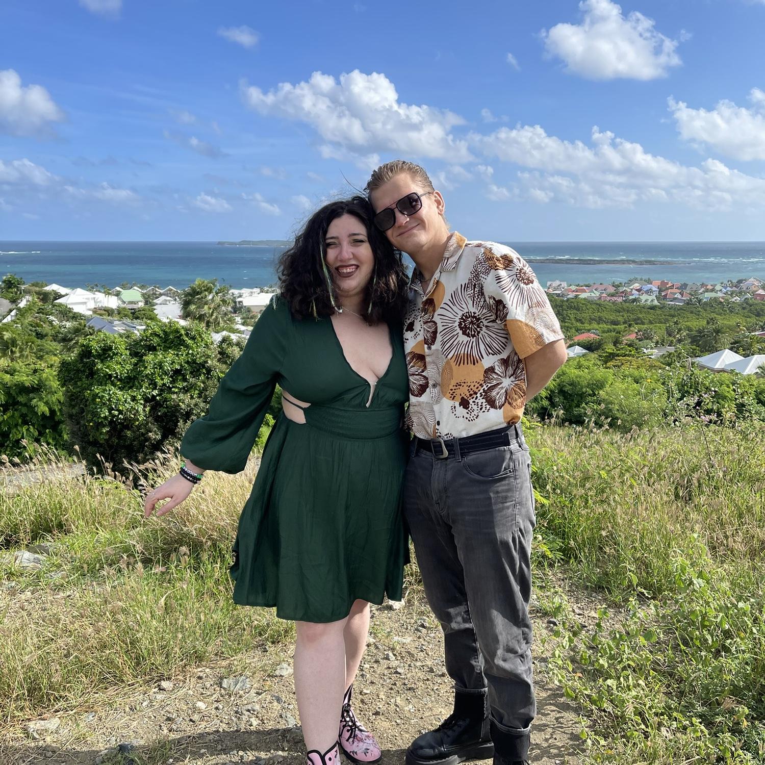 Clayman and Alanna’s first thanksgiving together.