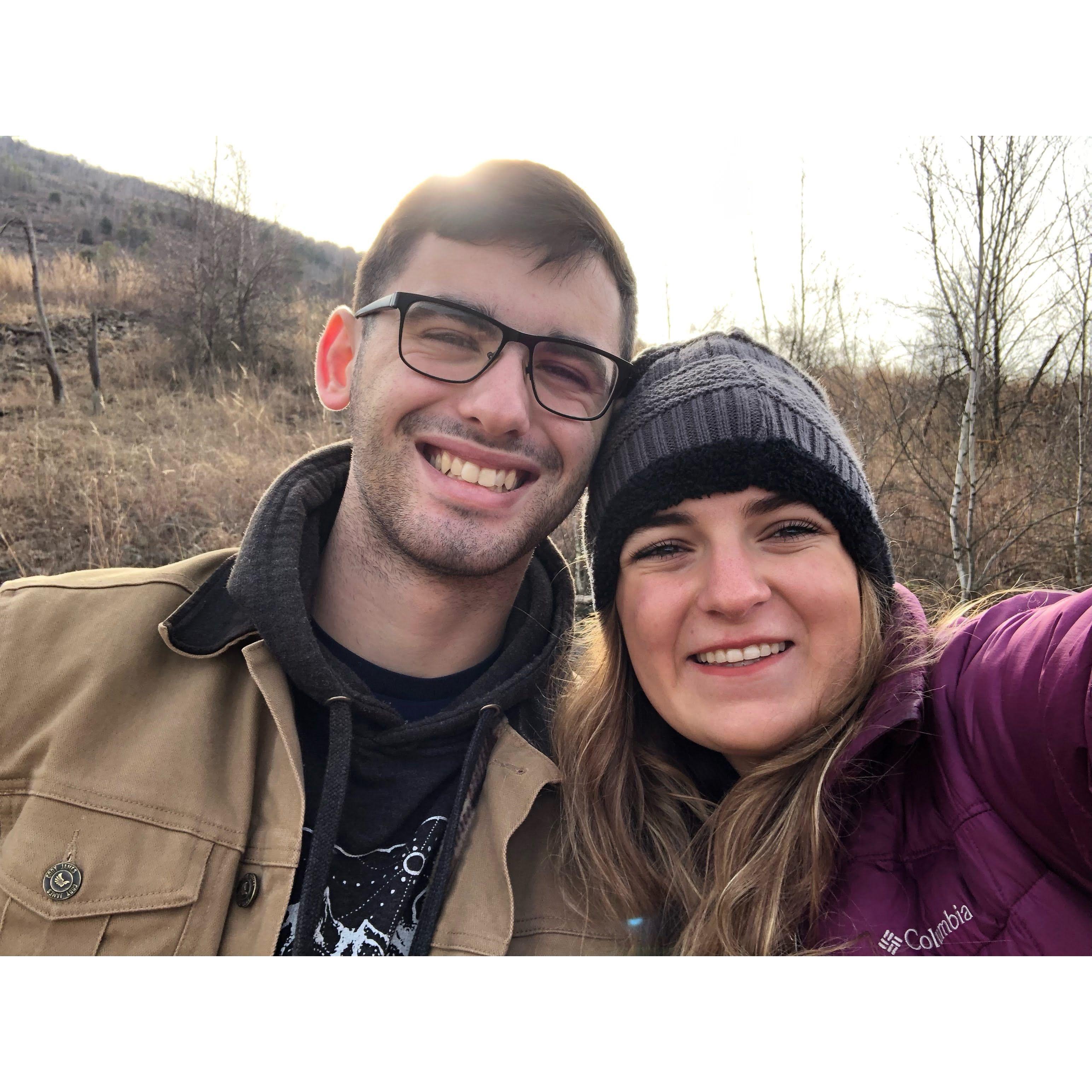 Hike in Palmerton, PA, Dec 2021