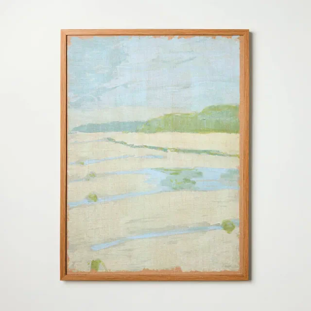 24"x32" XL Abstract Beach Wall Art - Hearth & Hand™ with Magnolia