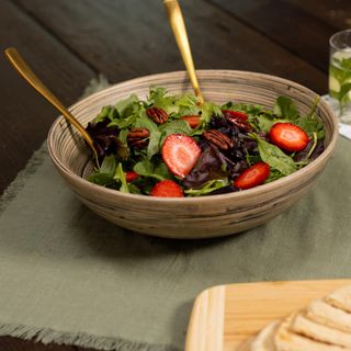Lexa Bamboo Medium Salad Bowl