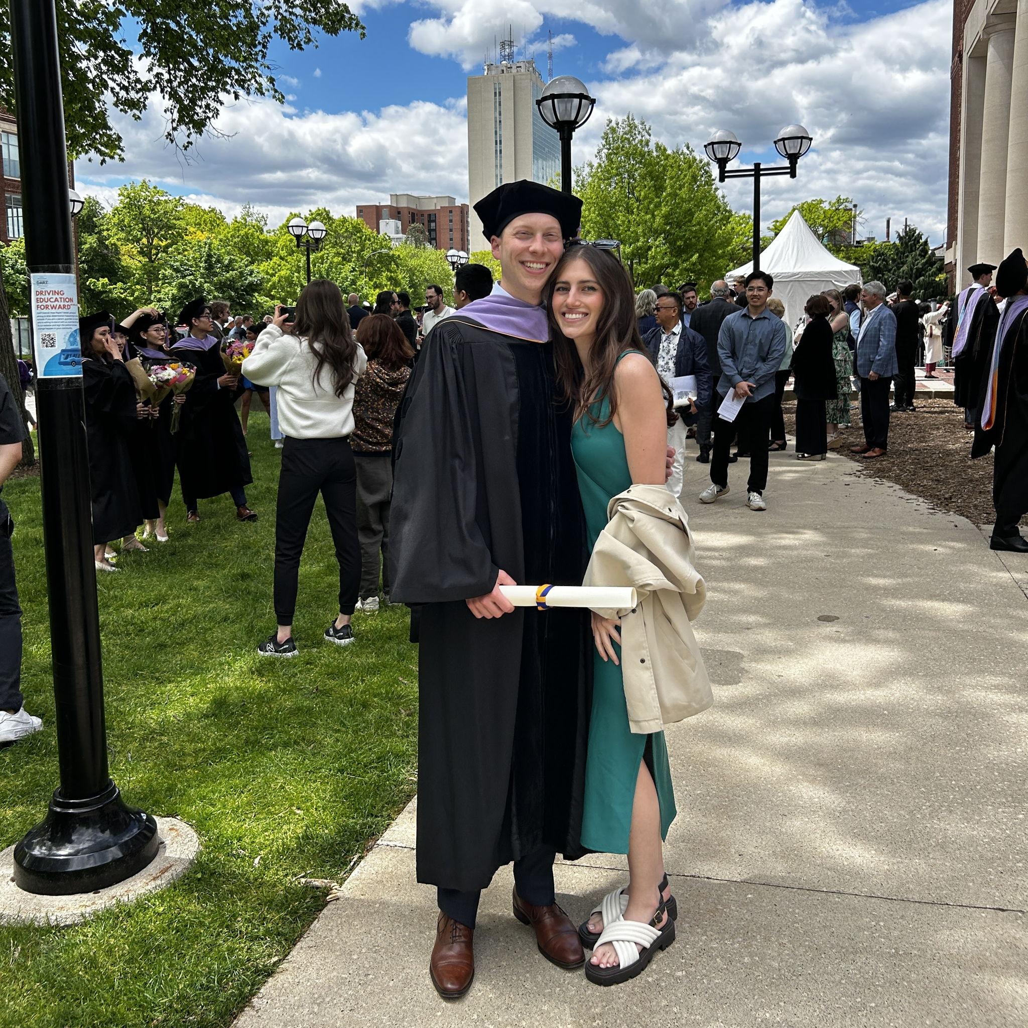 Peter's dental school graduation