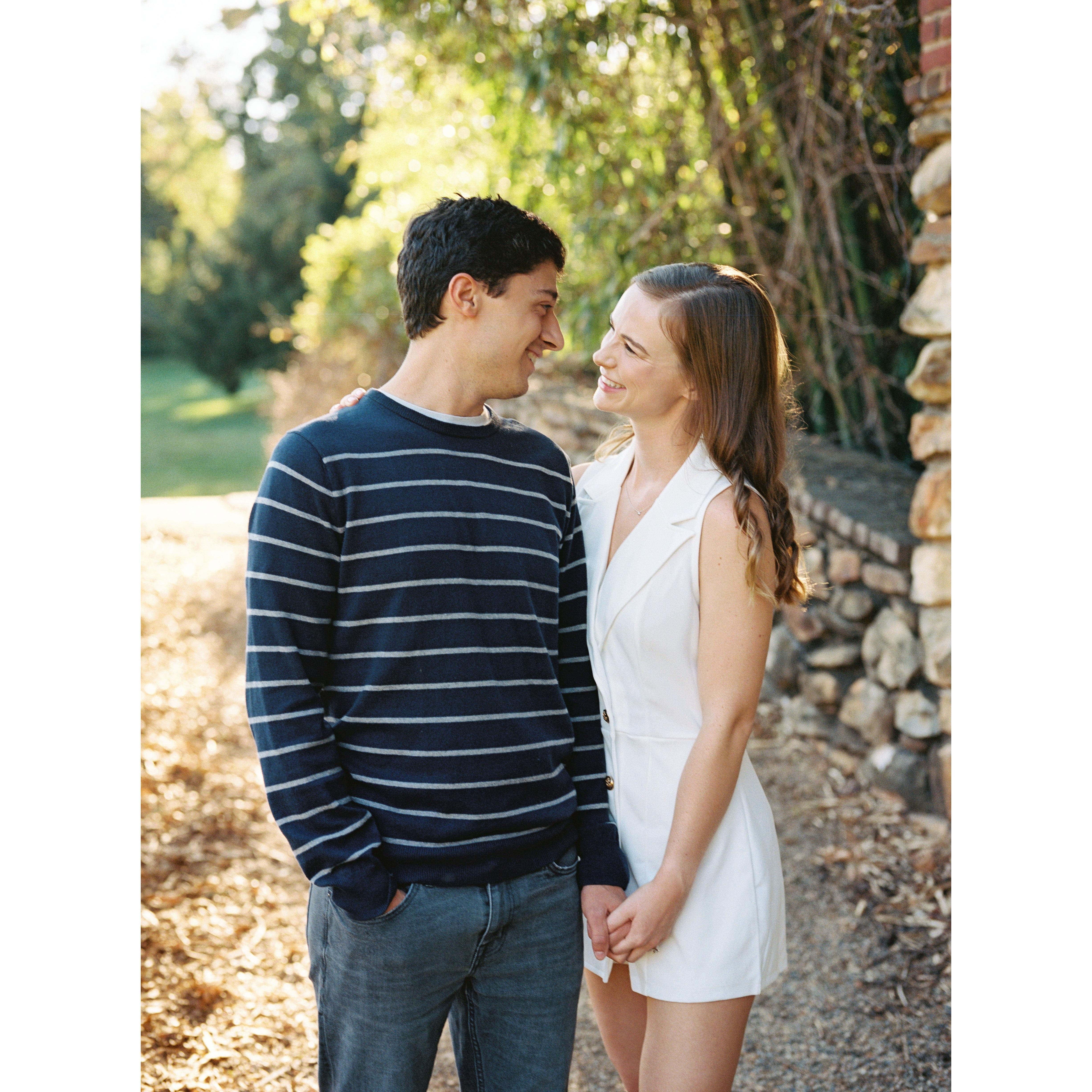Our engagement photos at Graylyn by the fabulous David Howell