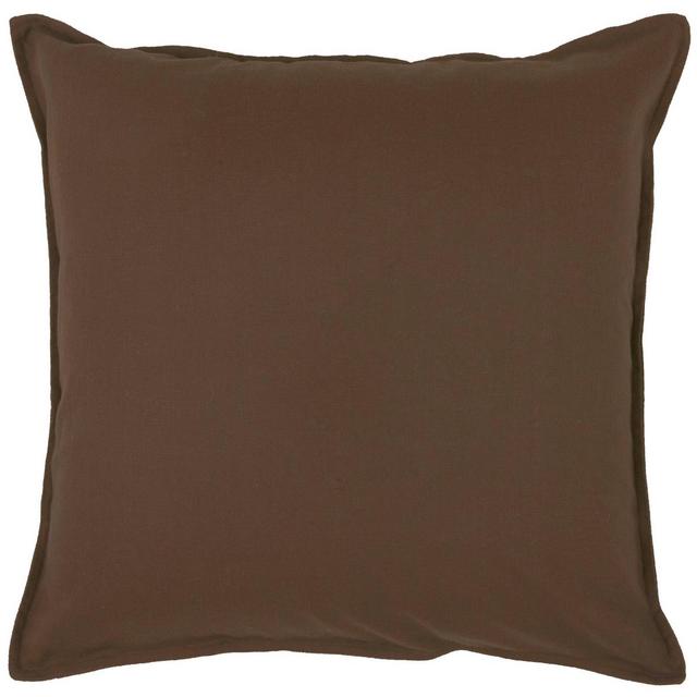 20"x20" Oversize Solid Poly Filled Square Throw Pillow Brown - Rizzy Home