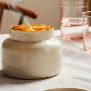 Capri Blue Volcano Capiz Jar Candle​