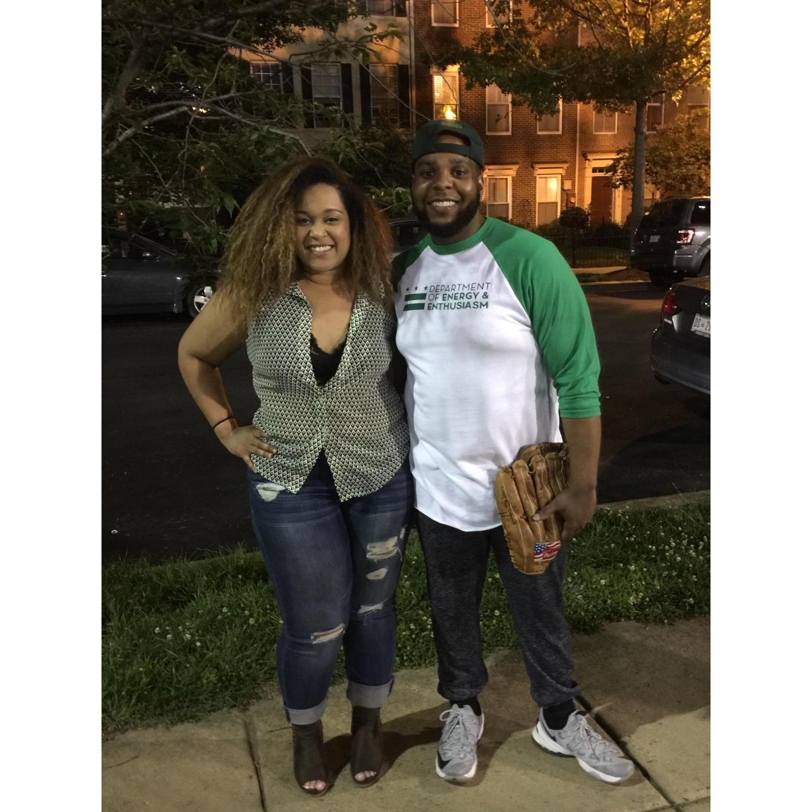 Taken in DC after one of Alfred's softball games!