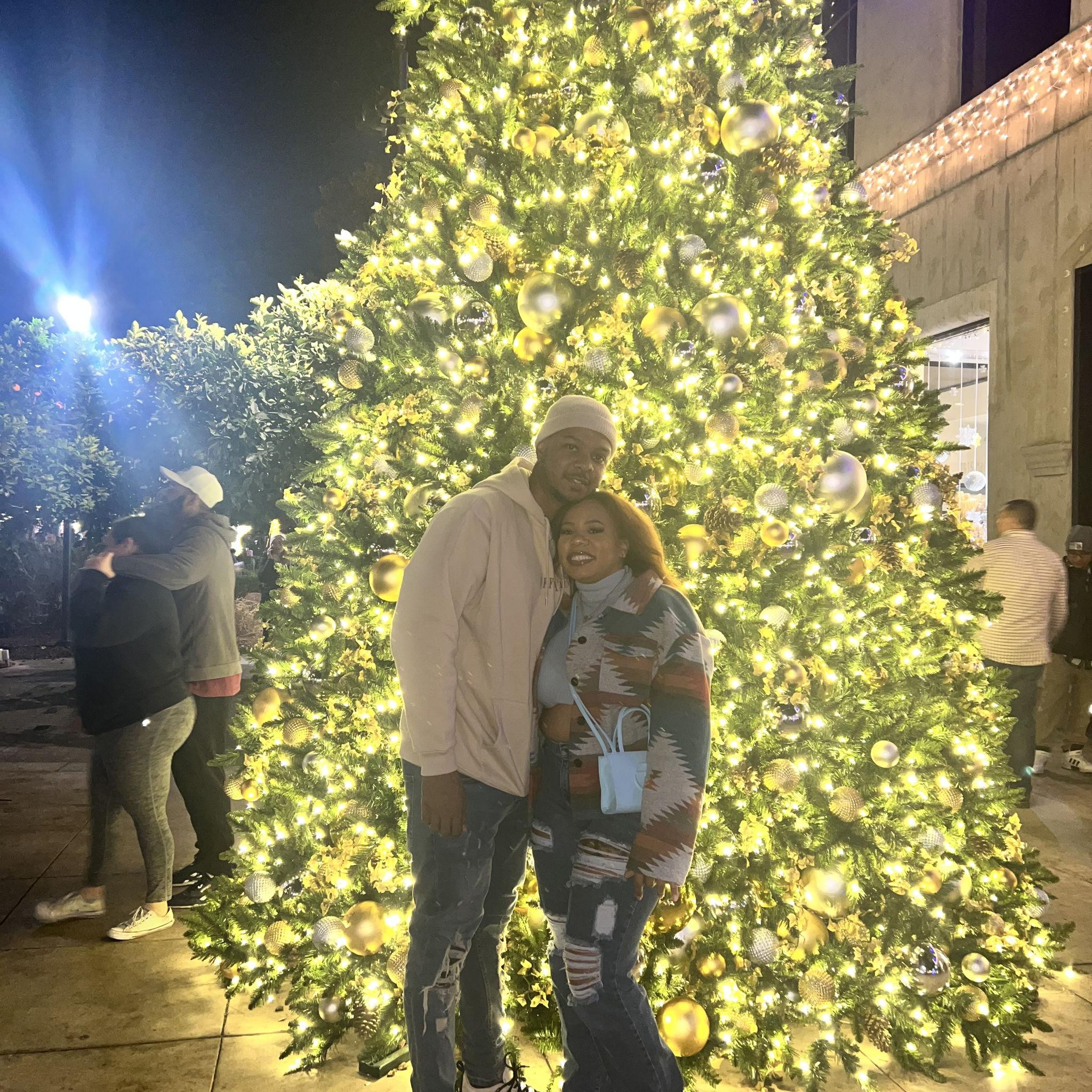 Starting our tradition of going to see Christmas lights