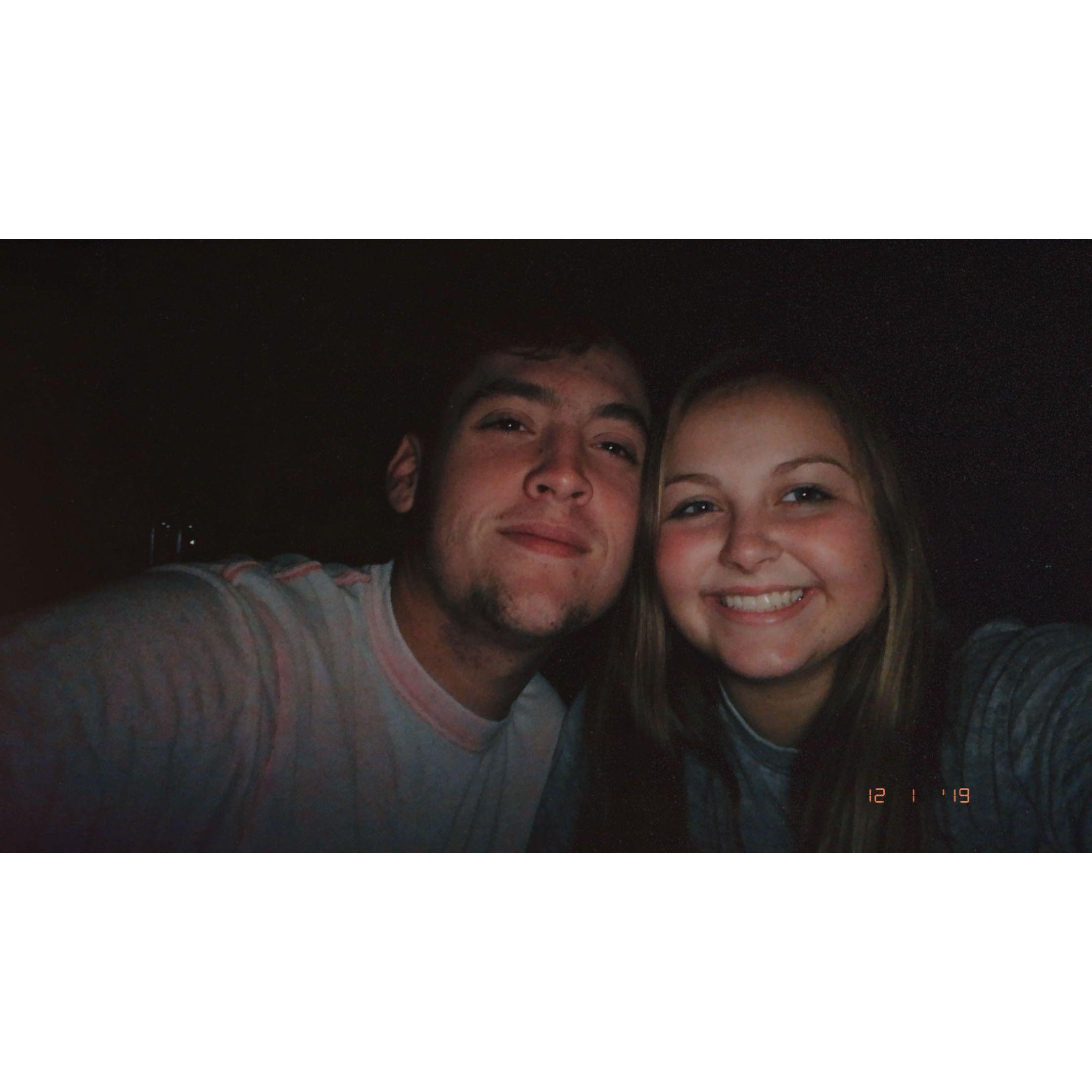 Before he left me to go out of town :(
