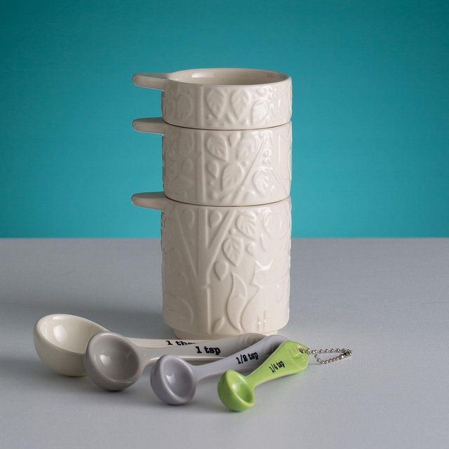 Mason Cash, In the Forest 7-Piece Measuring Spoon and Cup Set