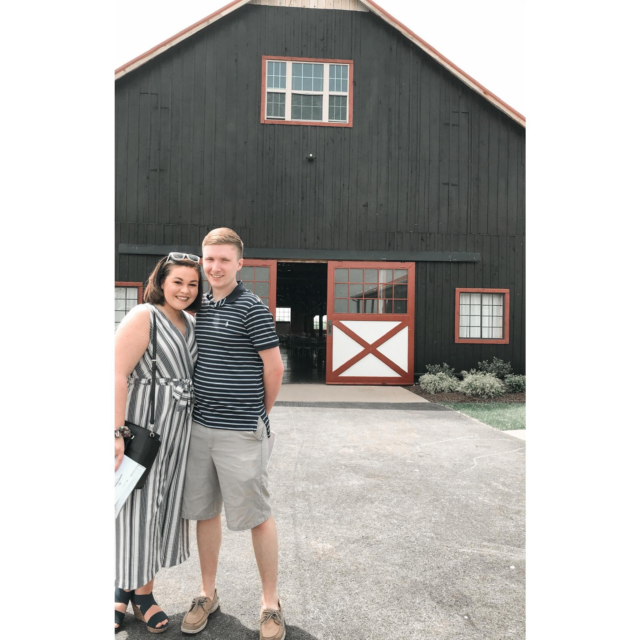 Booking our venue!