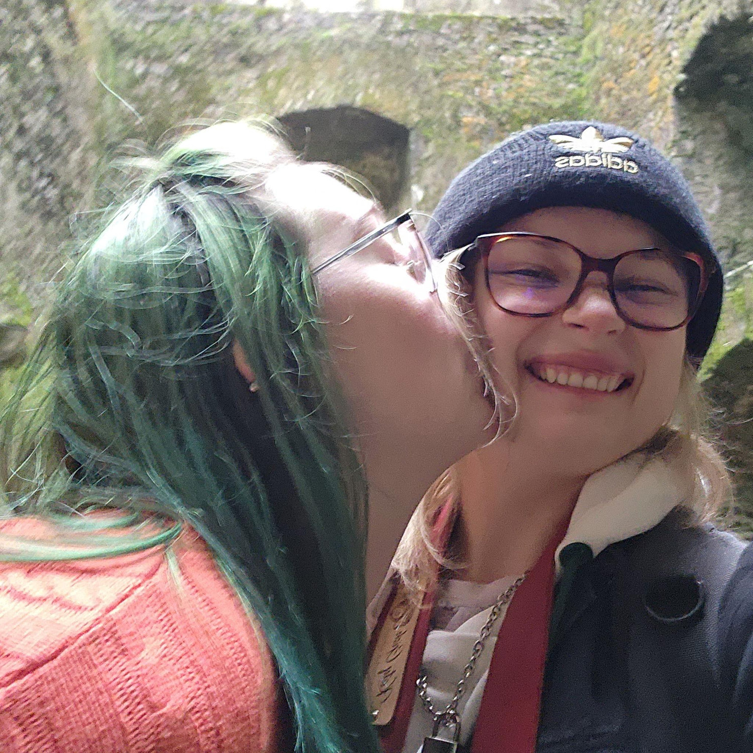 Kissing the Blarney Stone? Kissing her is better!