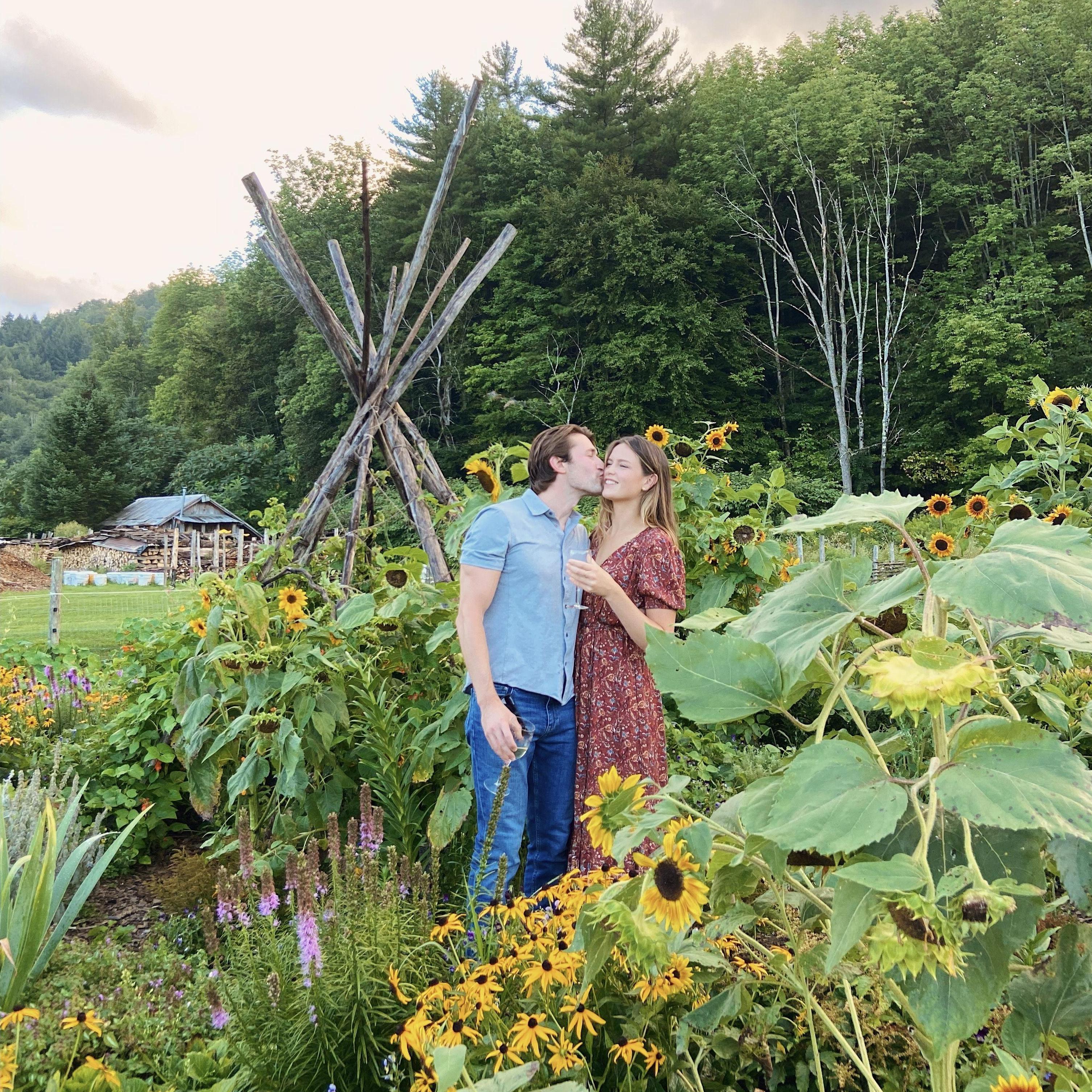 Our first "couple" photo at the venue!
