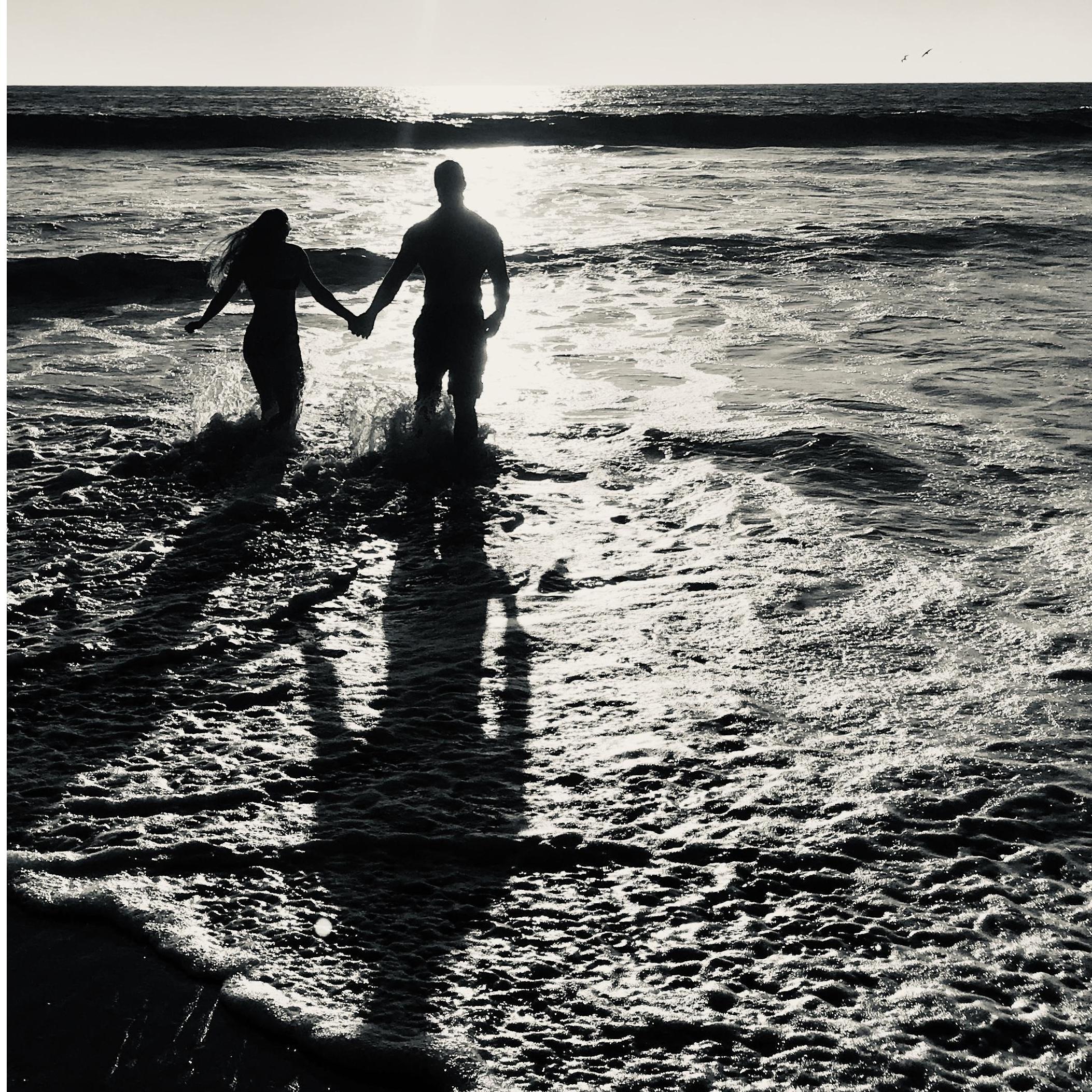 Our first Beach trip, Mission Beach, California, September, 2019. The ocean calls to us. 
So this is Love ❤️