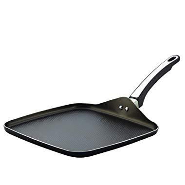 Farberware 21745 High Performance Nonstick Griddle Pan/Flat Grill, 11 Inch, Black