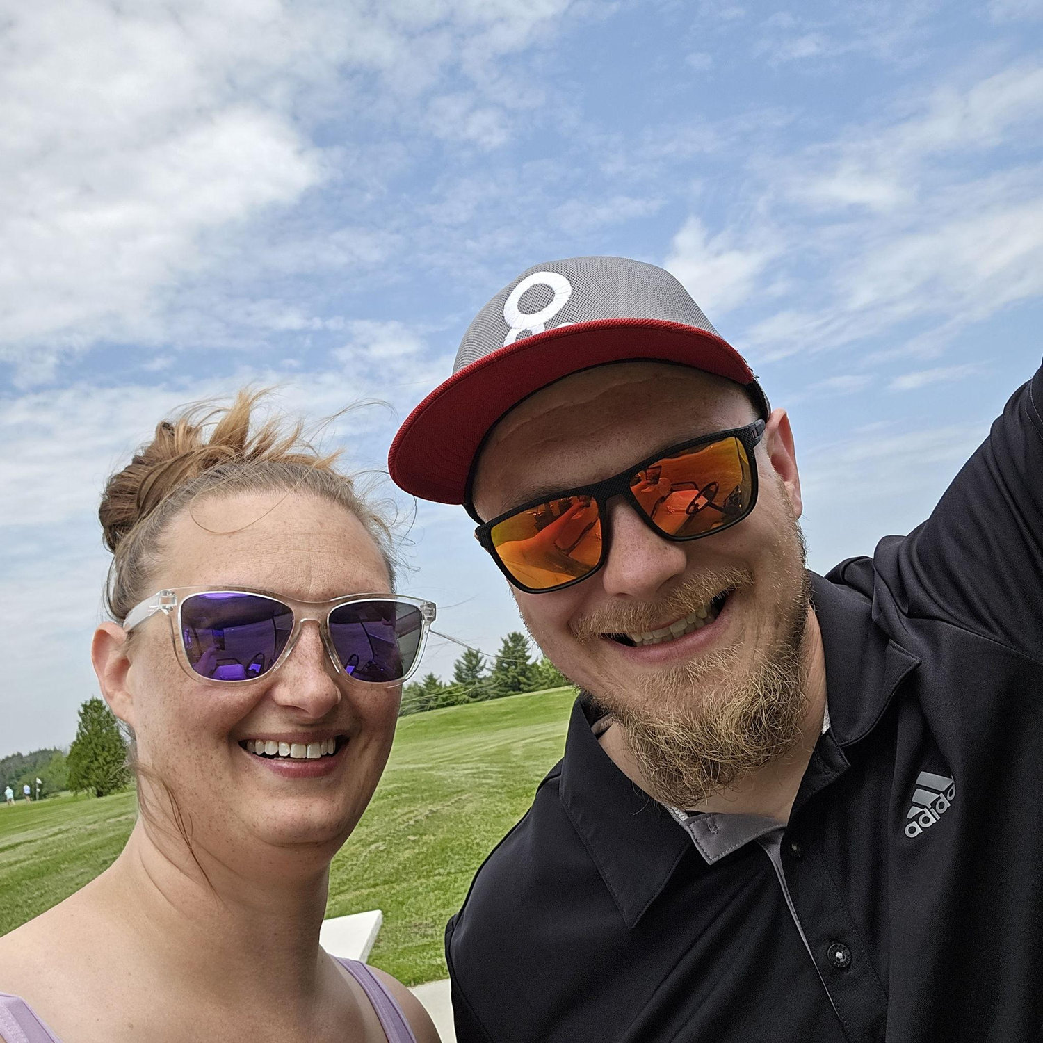 A good day for golfing