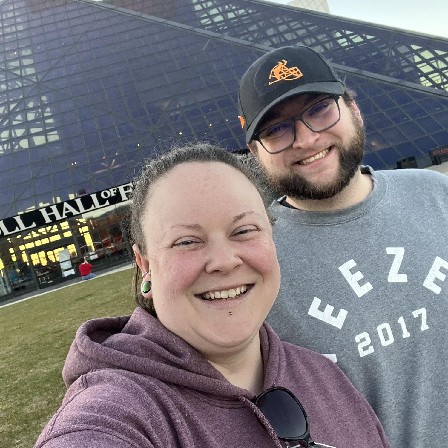 This was a fun day off for us — first the Rock ‘n Roll Hall of Fame…