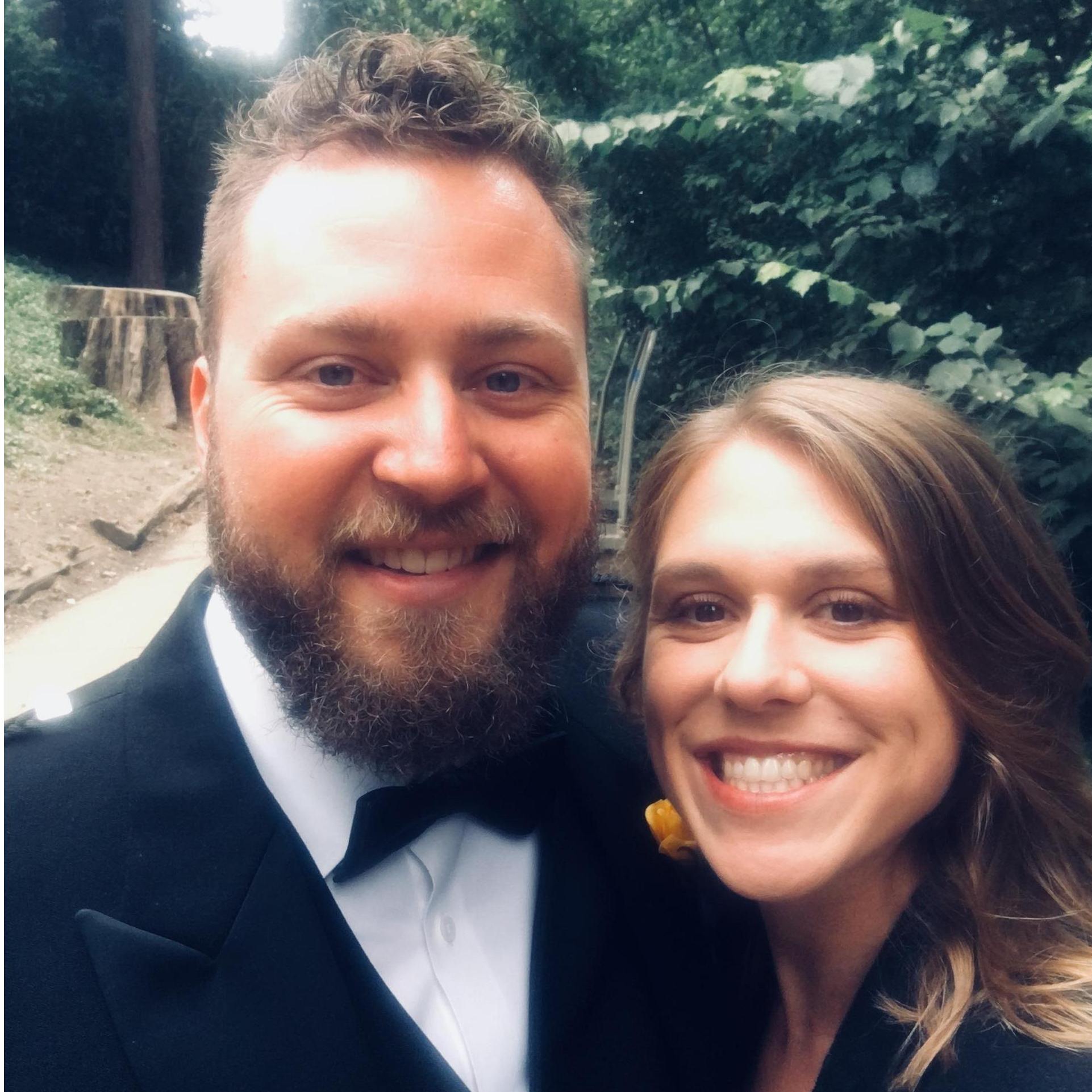 Kiltin' it at Mom and Mikes wedding
