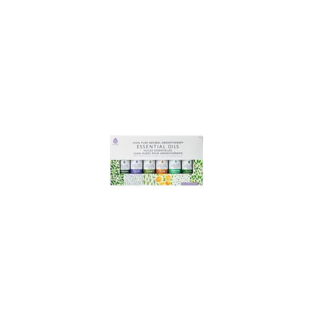 Pursonic 6 Pack of 100% Pure Essential Aromatherapy Oils