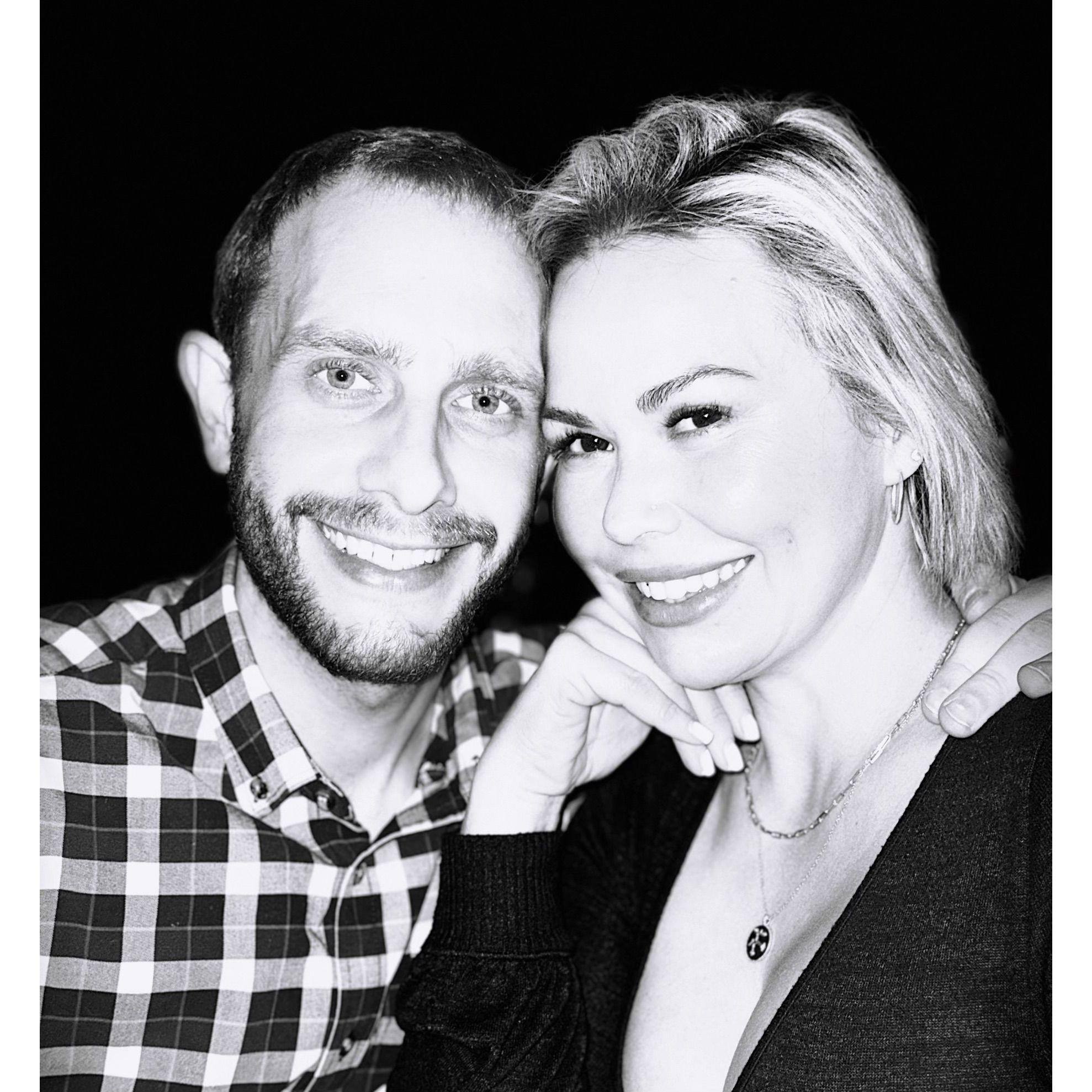 The Bride's sister snapped this pic then jokingly refereed to it as their future Save the Date Photo...it was early then but everyone knew what was coming for this couple!