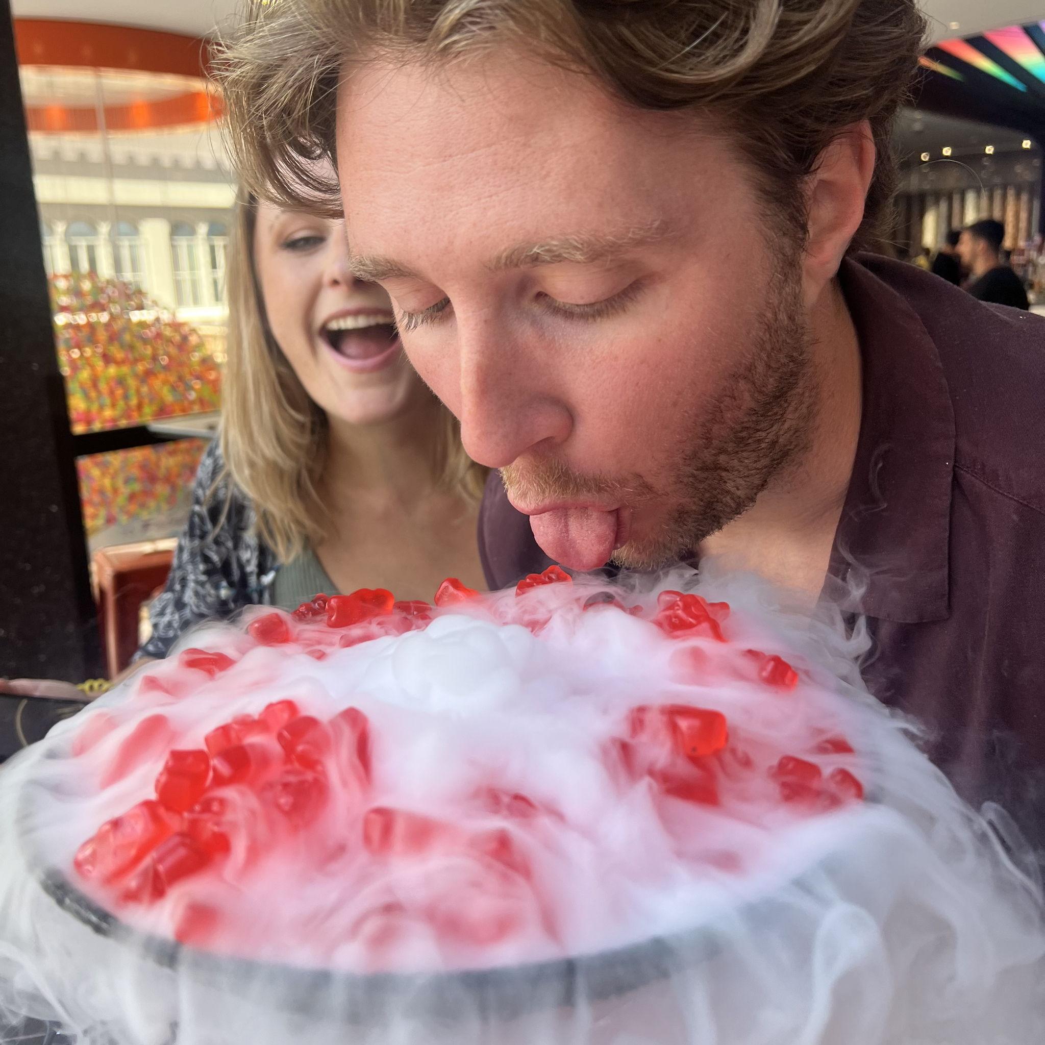 Conor does love gummy bears...