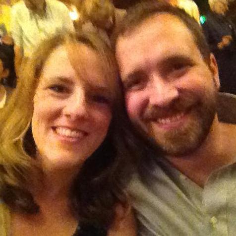 Spring 2014, on a date to see the broadway tour performance of "Once" thanks to free tickets from Doug and Katy Boling :)